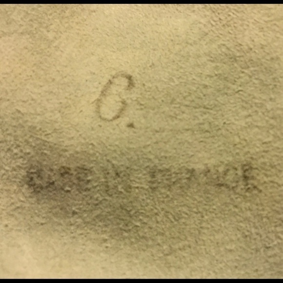 Michel SWISS Leather Navy Blue Gloves Size 6 EUC - Picture 6 of 8